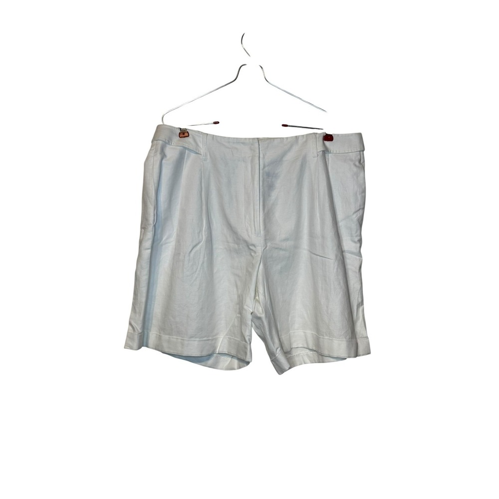 J. Mclaughlin Women's Shorts Ebba Classic Twill Linen-Blend Lightweight 14 NWT